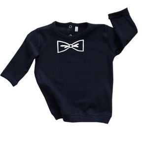 NWT Organic Zoo bowtie lightweight sweatshirt